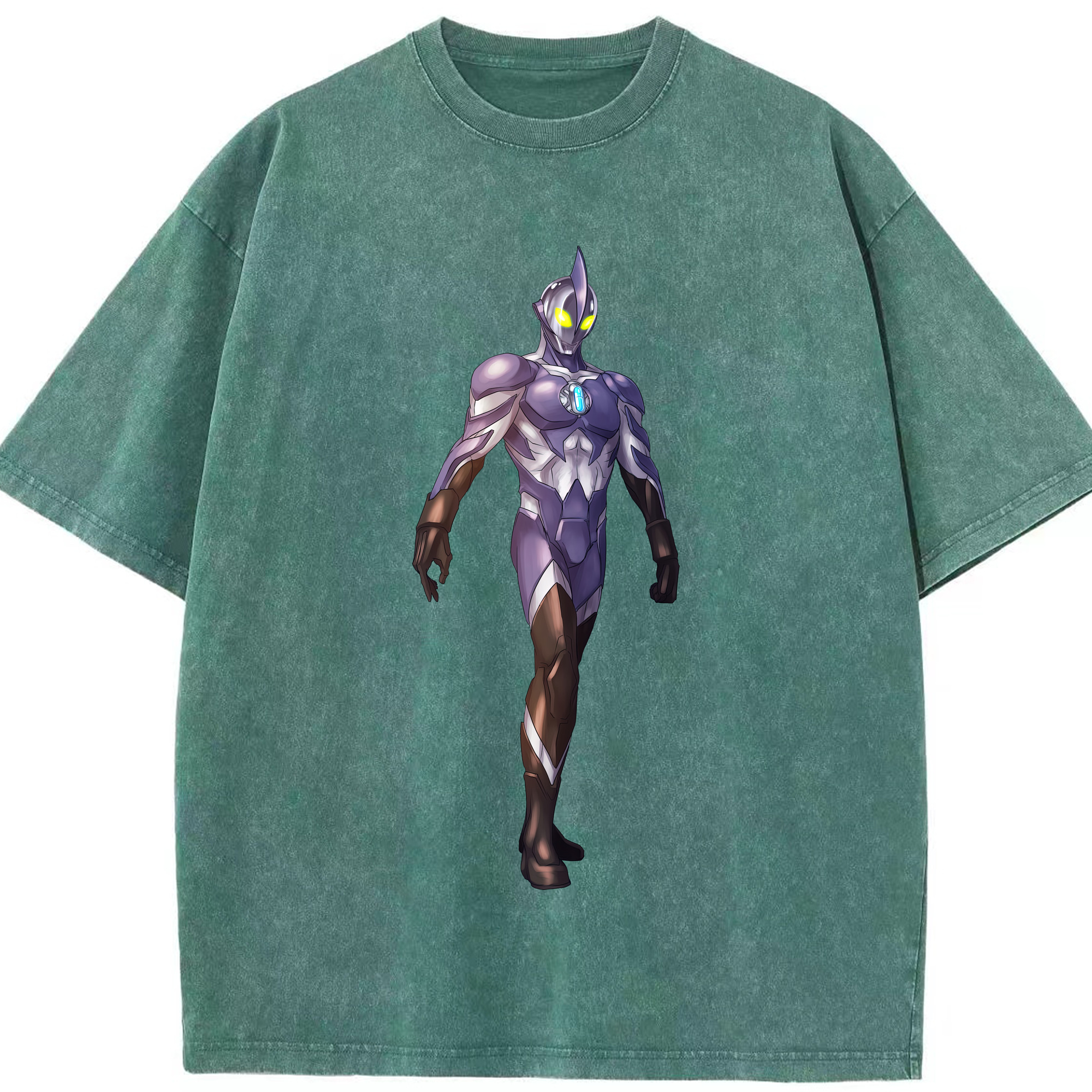 （画像用） ウルトラマン Ultraman 綿100% ヴィンテージ風 半袖Tシャツ（フロントプリント）